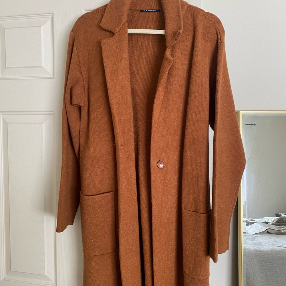 Tahari Tie Waist Trench Coat